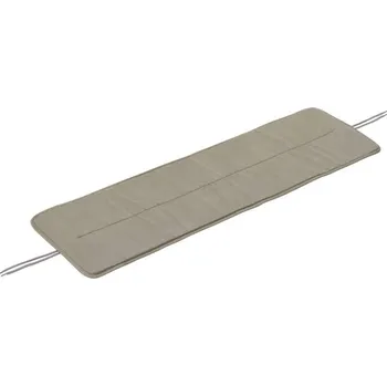 Podsedák Muuto Textilní podsedák Linear Steel Bench 110, light grey