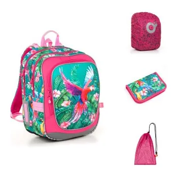 Školní batoh Sada pro školačku ENDY 18001 SET LARGE