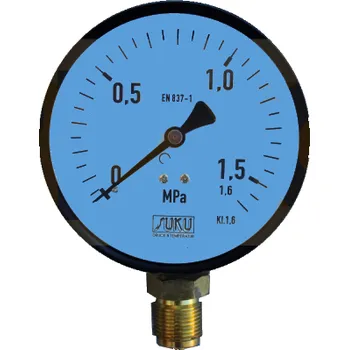 Ventil SUKU Manometr pr. 100 mm: 0 - 1,6 MPa
