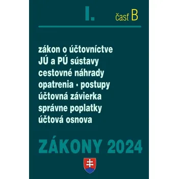 Zákony I B 2024 Účtovné zákony