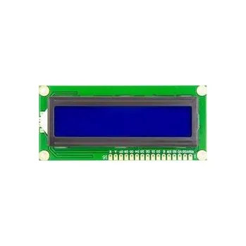Elektronická stavebnice Arduino Displej LCD1602A, 16x2 znaků, modré podsvícení