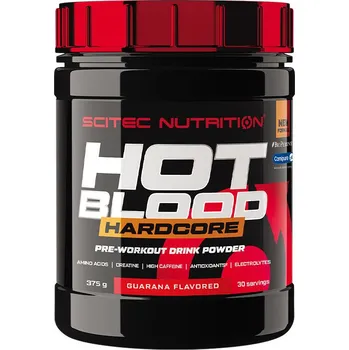 Anabolizér Scitec Nutrition Horká krev Hardcore - Hot Blood Hardcore (375 g, Guarana)
