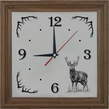 Hodiny Hodiny jelen 981 - světlý rám