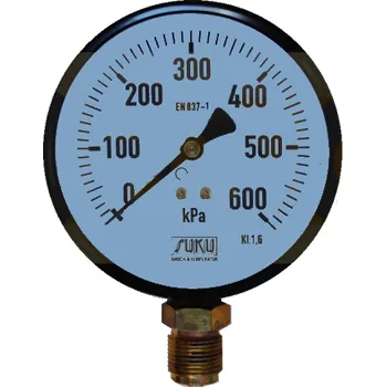 Ventil SUKU Manometr pr. 100 mm: 0 - 600 KPa