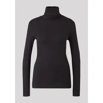 Dámský svetr Dámský prodloužený rolák černý velikost: L