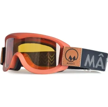 Motocyklové brýle Marko Marko GOGGLEB8BORDEAU Retro brýle B8 oranžové