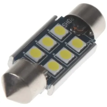 Povinná bezpečnostní výbava LED sufit (36mm) bílá, 12-24 V, 6LED, 3030SMD, 9523025CB
