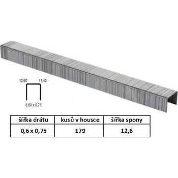 Hřebík Spony 72/337 - 14 mm ZN