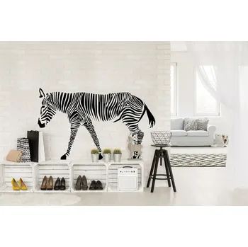 Samolepící dekorace Samolepka na zed - Zebra (2)