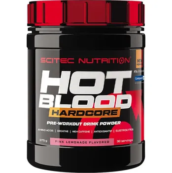 Anabolizér Scitec Hot Blood Hardcore 375g - růžová limonáda