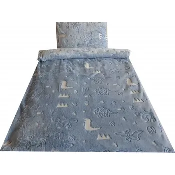 Povlečení POVLEČENÍ mikroplyš SVÍTÍCÍ DINOPARK