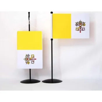 Vlajka Stolní vlaječka Vatikán Alerion