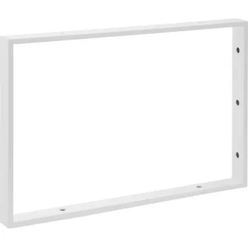 Nábytek Sapho 490 x 330 x 40 mm 30371 Podpěrná konzole lakovaná ocel bílá mat 1 ks