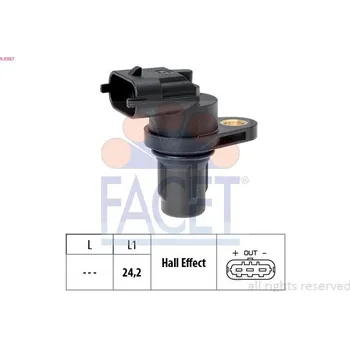 Čidlo automobilu Snímač, poloha vačkového hřídele FACET 9.0387
