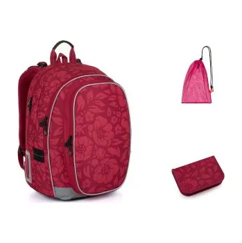 Školní batoh Sada pro školačku MIRA 23009 SET MEDIUM