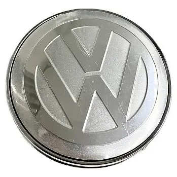 Poklice na kolo Krytky kol, pokličky na kola VW VOLKSWAGEN 60mm stříbrná chrom