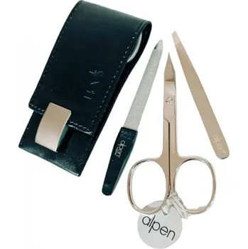 ALPEN Manikúrní sada, nylon s magnetickým uzávěrem, černá 6810_Black