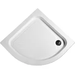 AQUALINE Sprchová vanička akrylátová, čtvrtkruh 90x90x15 cm BTTR90