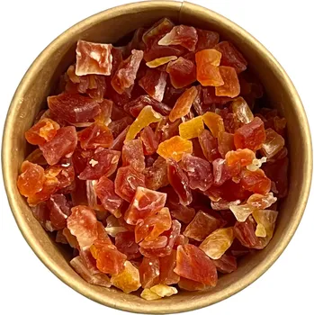 Sušená potravina Nutworld.cz Papaya kostky bez přidaného cukru nesířené Množství: 200g