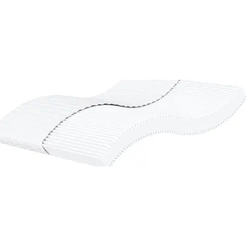 Matrace ZBXL Pěnová matrace bílá 180 x 200 cm tvrdost H2 H3