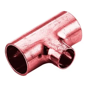 Instalatérský materiál FRABO měděný T kus redukovaný A x A x A 18 x 22 x 15