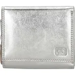 Stříbrná malá kožená peněženka "Clarrisa"