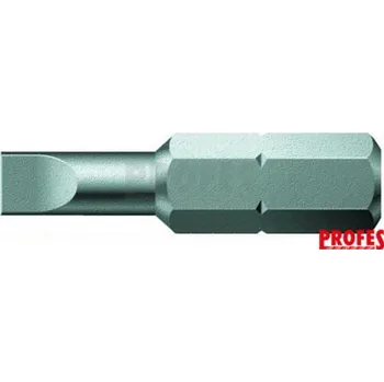 Bit Wera 072063 Bit 1,2 x 8,0 – 800/1 Z. Šroubovací bit 1/4 Hex, 25 mm, pro šrouby s rovnou drážkou