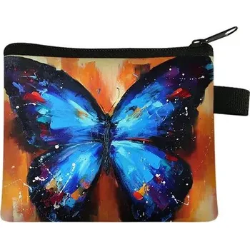 Dětská peněženka s potiskem motýlů - 04