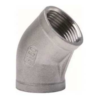 Fitinka Koleno vnější / vnější závit 45° NEREZ 1/2"