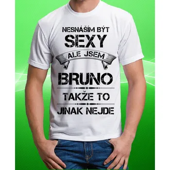 Pánské tričko tričko se jménem BRUNO 164