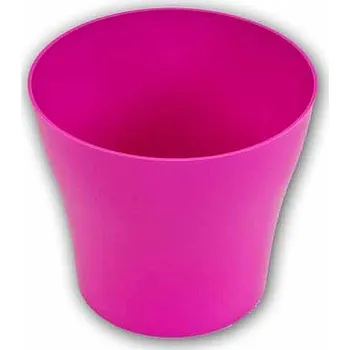 Obal na květináč Dekorativní květináč Tulipán 22 cm - růžová PLASTKON