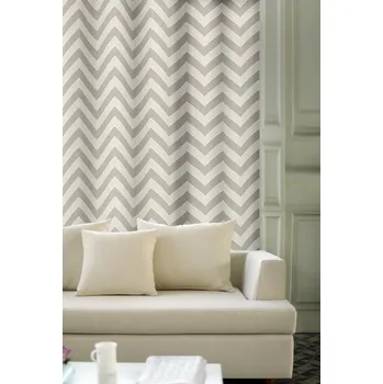 Závěs Závěs dekorační, OXY Zig Zag, šedý, 150 cm