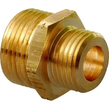 Fitinka Mosazná vsuvka ŠŠ 6/4" x 5/4" s masiv. dosedací plochou redukovaná