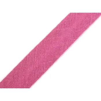 Stuha Lemovka šikmý proužek růžová