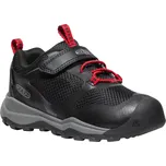 Dětské boty Keen Wanduro Low WP black/ribbon red 27/28EU