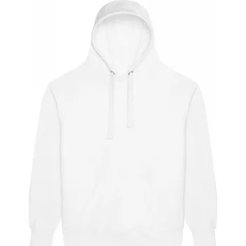 Pánská mikina Vysokogramážová unisex mikina klokanka Just Hoods s kapucí 330 g/m Barva: Bílá, Velikost: 3XL JH101