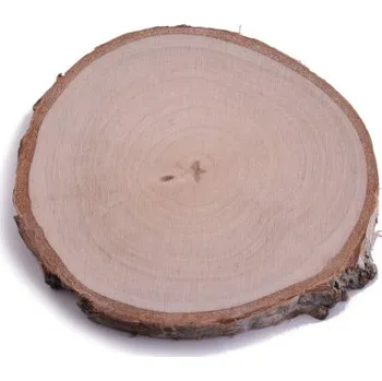 Vánoční dekorace Dřevěné kolečko 9-10cm