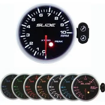 Hodiny SLIDE HODINY SLIDE PK-SC 52mm - OTÁČKOMĚR