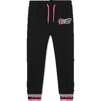 Dívčí kalhoty Dívčí tepláky tm.modré Kugo KK9911