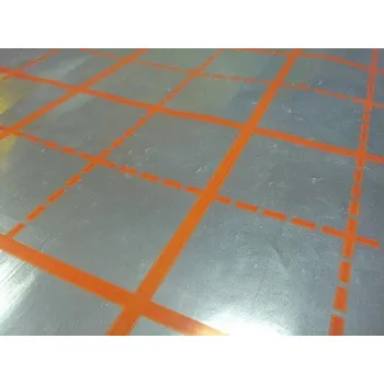 systémová deska Hliníková reflexní fólie s rastrem tloušťka 0,13 mm, rozměr 1,05 x 50 m