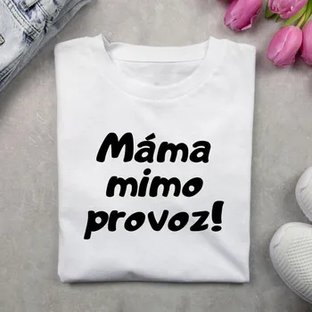 Dámské tričko Dámské tričko - Máma mimo provoz! Barva: Bílá, Velikost: XL