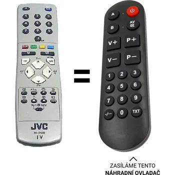 Dálkový ovladač Jvc RM-C1508 náhradní dálkový ovladač pro seniory.