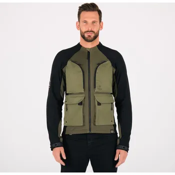 Moto bunda Pánská motocyklová bunda Knox TOR zelená Velikost: 3XL