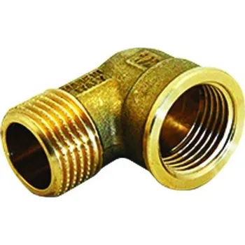 Fitinka TIEMME COMPACT mosazné koleno ŠM 1/2" x 1/2" bez lemu