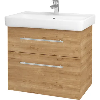 Koupelnový nábytek Dřevojas - Umyvadlová skříňka Q MAX SZZ2 70 - D09 Arlington / Úchytka T02 / D09 Arlington 115401B