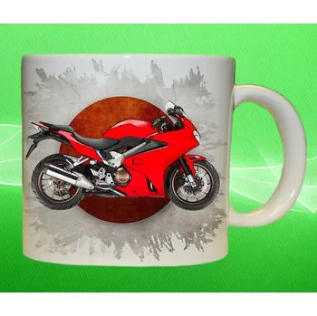 hrnek HONDA VFR800F (hrneček s motorkou)