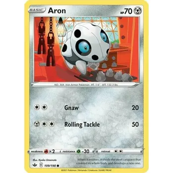 Karetní hra Pokémon karta Aron 109/198