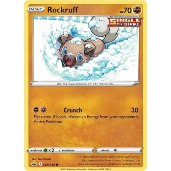 Sběratelská karetní hra Pokémon karta Rockruff 086/198