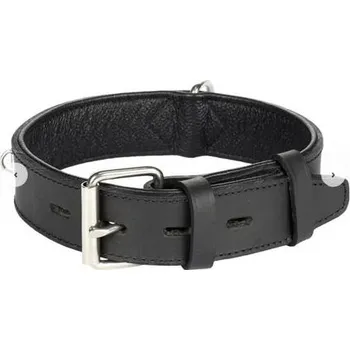 Obojek pro psa Flamingo Kožený obojek Seattle černý varianta M 38-47cm x 35mm x 5mm
