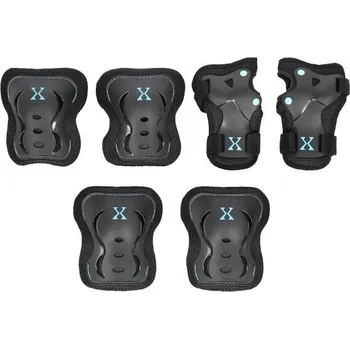 Sada chráničů Souprava chráničů NEX BLACK-BLUE, L